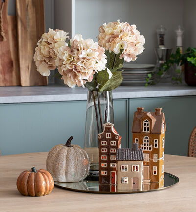 Glassvase Smoked gråbrun 25 cm Glassvase Smoked gråbrun 25 cm